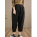 Handmade Spring Pants Women's Black Inspiration Button Down Jeans