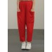 Elegant Red crop Harem  Pants Summer