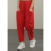 Elegant Red crop Harem  Pants Summer